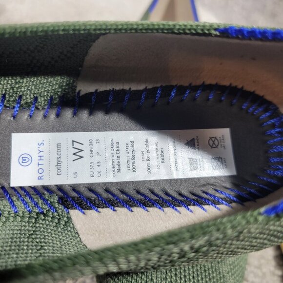 Rothys The Loafer Women's Size 7 US Safari Round Toe Slip on Flat Ballet Shoes - Picture 10 of 11